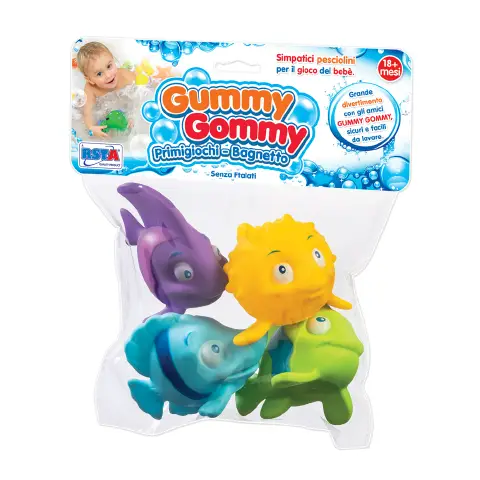 Busta Gummy Gommy 4 Pesci