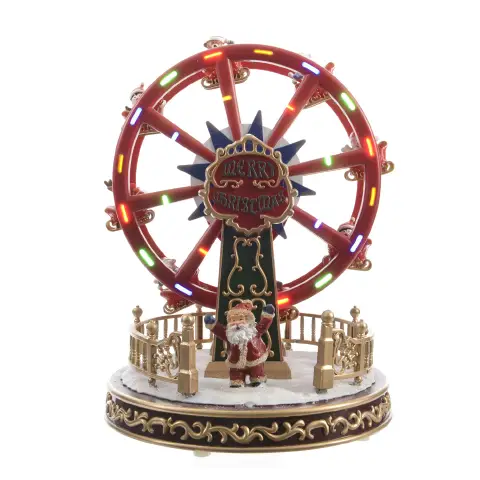 Lumineo Ruota Panoramica Natale LED Musica Movimento