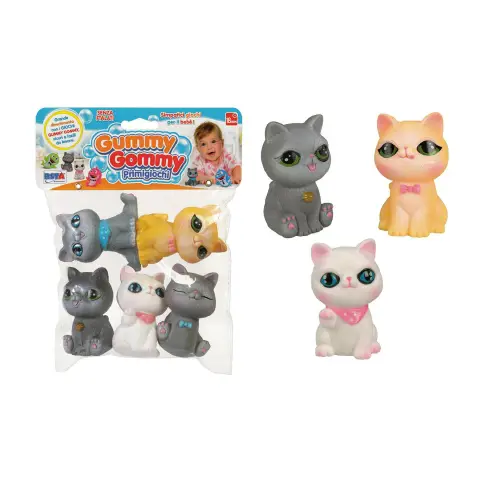 Gummy Gommy 5 Gattini Pvc