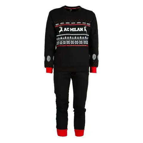 Pigiama Tuta In Felpa Natale Milan XXL