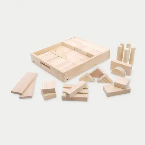 Set Di Blocchi Jumbo In Legno TickIt