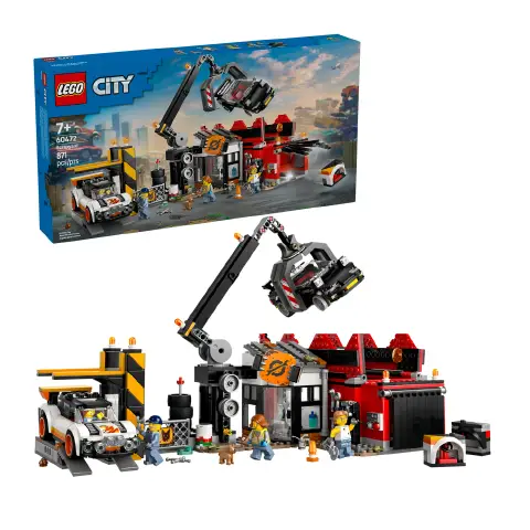 Lego City - Sfasciacarrozze con Auto 60472