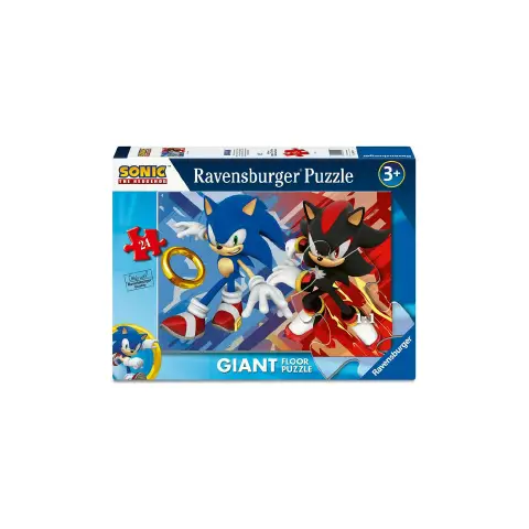 Puzzle Sonic 24 Pezzi Giant | Puzzle Bambini 3+ Anni, 70x50cm