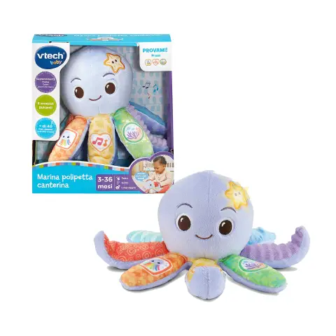 Marina Singing Octopussy - Interactive Plush for Babies