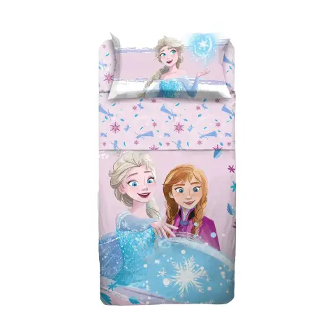 Completo Con Lenzuolo Copriletto 1 Piazza Frozen