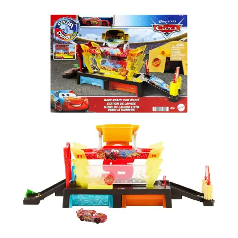 Disney Pixar Cars - Autolavaggio Corsa Cambia Colore