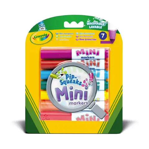 Crayola Mini Pennarelli Lavabili Confezione 7 Pezzi