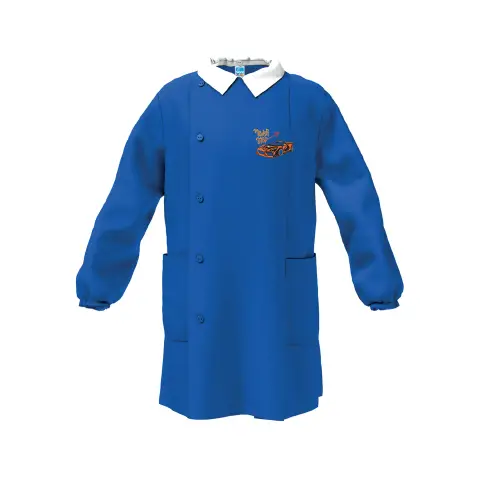 Grembiule Bambino Scuola Auto Corsa Blu 11 Anni