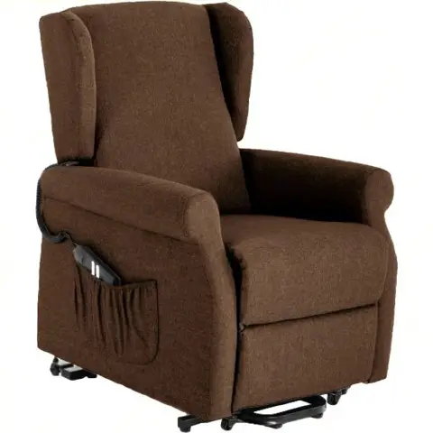 Chiara Dual Lift Brown Electric Relax Armchair