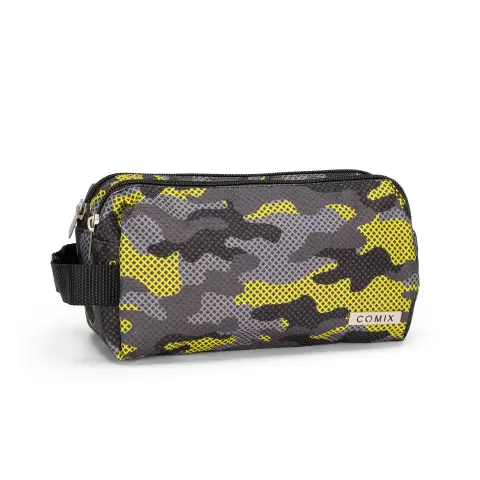 Comix Astuccio Portapenne Scuola 2 Zip Allover Camo Mesh
