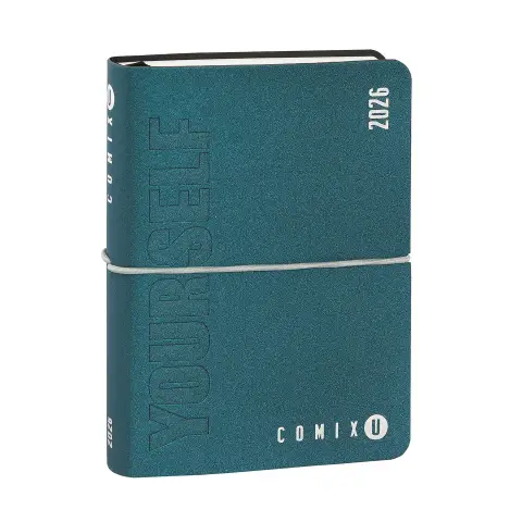 Comix U Yourself School Agenda 16 Months Day Mini Blue