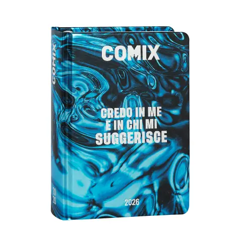 Comix Agenda School 16 Months Mignon Plus Metal Fluid 2025-2026