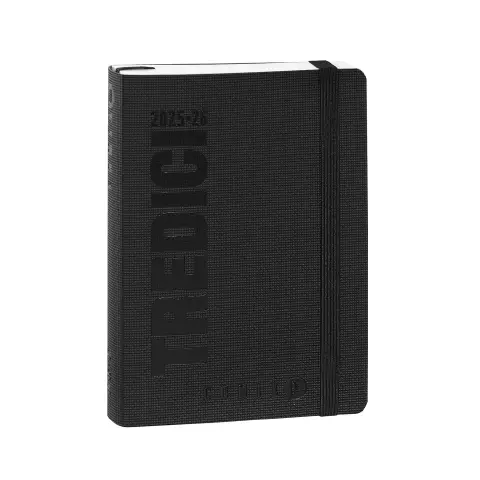 Comix U Yourself Agenda 13 Mesi Day Mini Black Tx