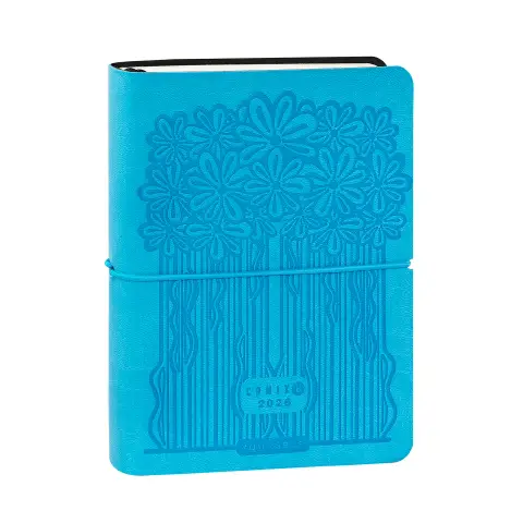 Comix U Yourself Agenda 16 Mesi Day Mini Special Flower Light Blu