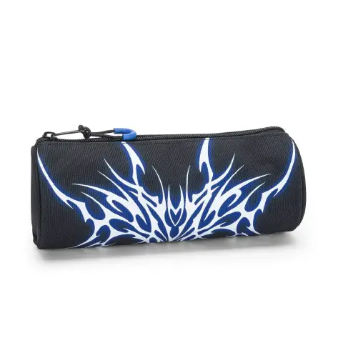 Phobia Astuccio Scuola Tombolino Nero Grafica Fiamme Urban