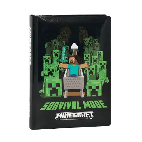 Minecraft Diario Scuola 12 Mesi Standard Black Pixel
