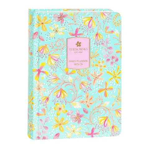 Turnowsky Daily School Diary 13 Months Summer Flowers