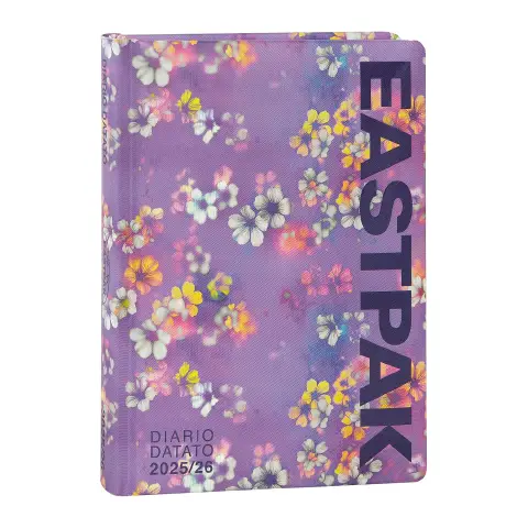 Eastpak School Diary Dated 13 Months Medium Flowers