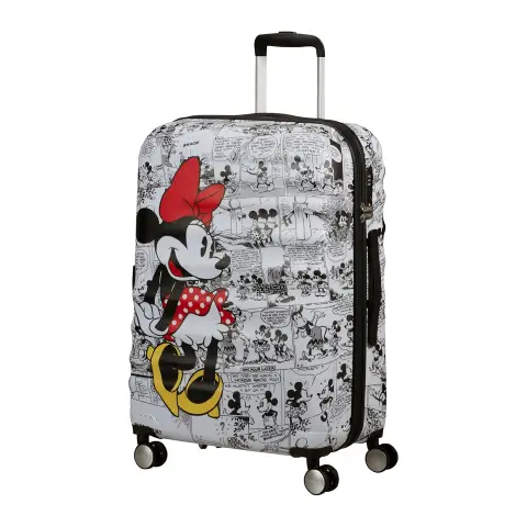 Trolley American Tourister Wavebreaker Disney 67 cm Minnie Comics White