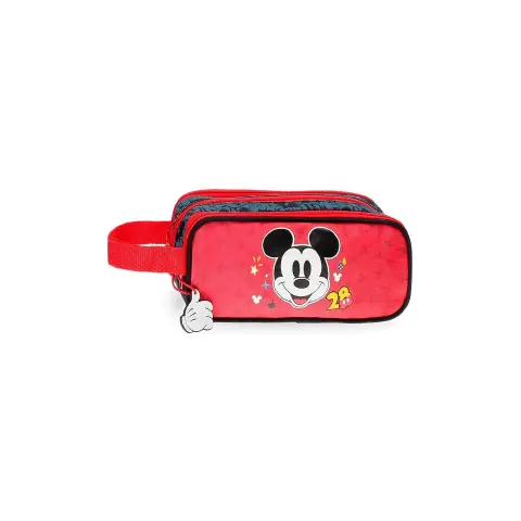 Astuccio Bustina con 3 Scomparti Mickey Get Moving