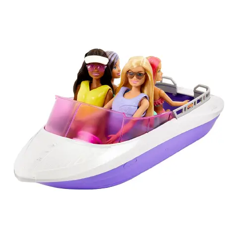 Barbie Mermaid Power Boat con 2 Bambole Playset Barca HJK58