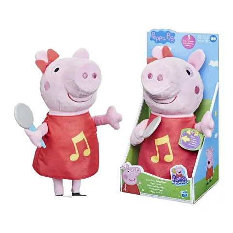 Peppa Pig Plush Singer - Oink-Along Songs Peppa English Language