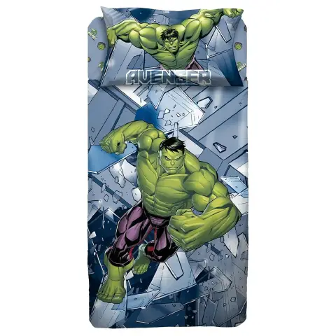 Completo Letto 1 Piazza Hulk Piazzato