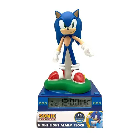 Lampada 3D Con Sveglia Sonic
