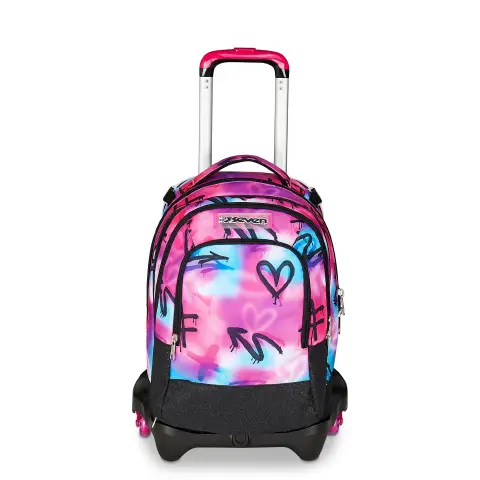 Sprint Paint Girl Zaino Scuola Trolley Jack -3wd+ Detach