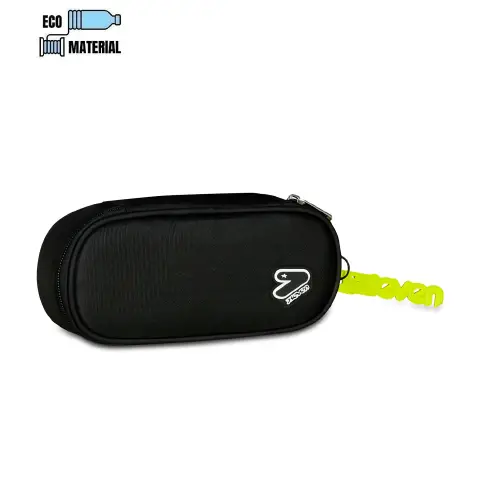 Tech Line School Pencil Bag Round Plus Grs Jet Black