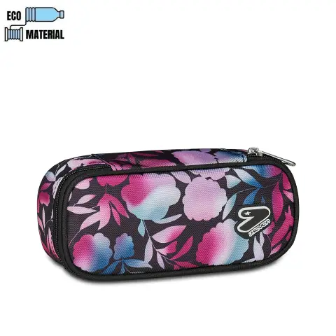 Water-flowers School Pencil Bag Holder Round Plus Grs