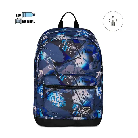 Backpack School Pro Xxl Grs Earphones Wireless Mystic Gray