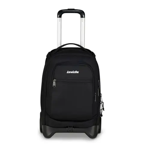 Zaino Scuola Trolley Plug Plain Grs Jet Black