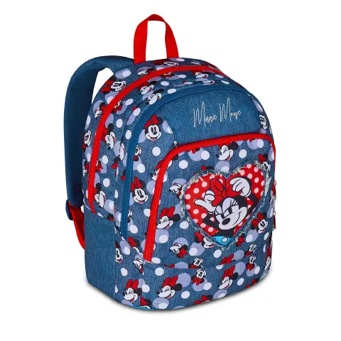 Zaino Scuola Minnie Prettied Up – Doppio Scomparto, Schienale Preformato