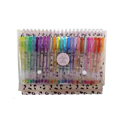 Tri-coastal Design Sketchbook con 25 Penne Gel 28x21 Cm in My Creative Era!