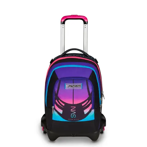 Nuanced Zaino Scuola Trolley Jack -3wd+ Detach Potent Violet