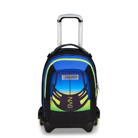 Nuanced Zaino Scuola Trolley Jack -3wd+ Detach Reflex Blue