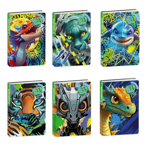 Sj Gang Animals Boy School Diary 10 Months Dated