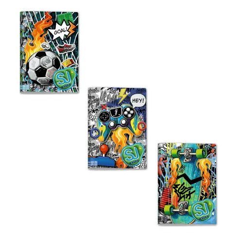 Sj Gang Wondrous Boy Quaderno A4 Maxi 96/100 Rigatura 10m