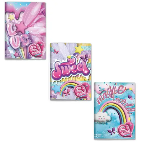 Sj Gang Wondrous Girl Quaderno A4 Maxi 96/100 Rigatura B
