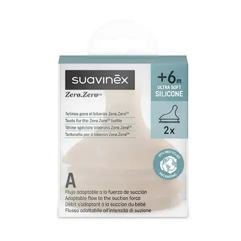 Tettarella Zero Zero Silicone Anticolica Flusso Adattabile (A) 2pz Medium