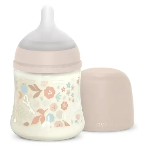 Wonder Bottle In Silicone PA Anticolic 150ml Slow Flow S Liberty Pink