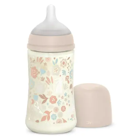 Biberon Wonder Anticolica 270ml Flusso Medio M Liberty Rosa