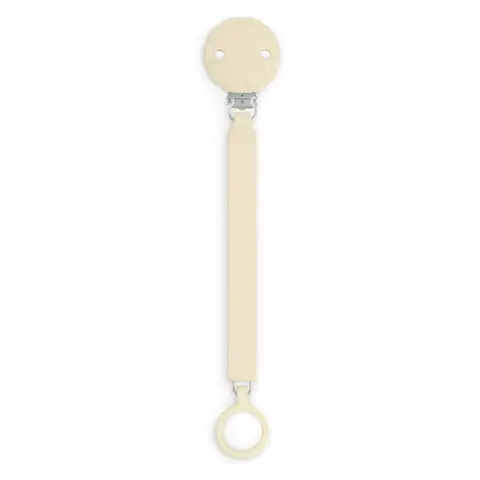 Wonder Clip Ciuccio Con Catenella Champagne - Whitecap Grey