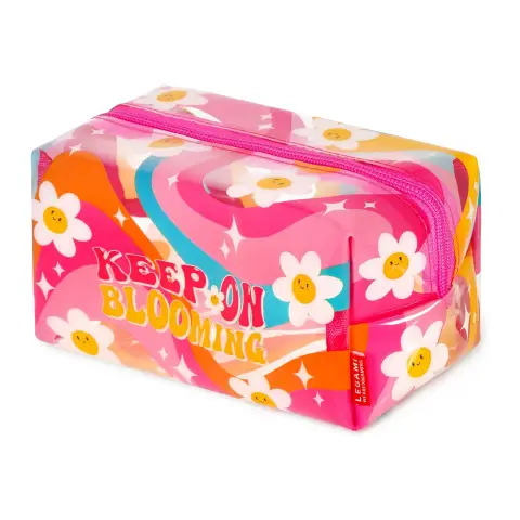 Legami - Trousse Porta Trucchi, Makeup Queen, in Metallo e TPU, Tema Daisy