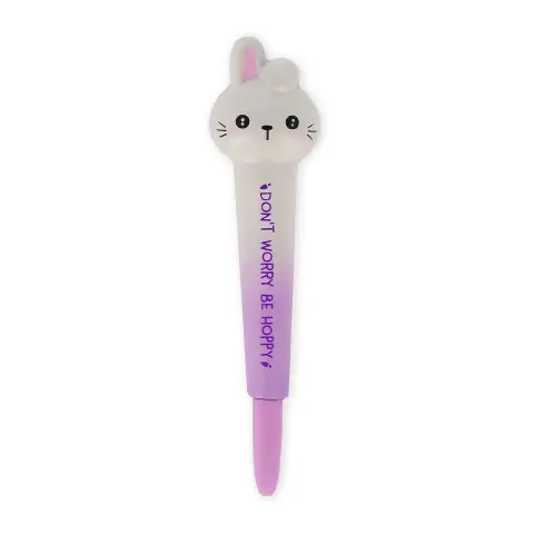 Legami - Penna Gel Antistress Squeezies, Tema Bunny