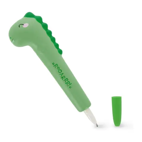 Legami - Penna Gel Antistress Squeezies, Tema Dino