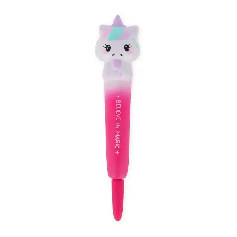 Legami - Penna Gel Antistress Squeezies, Tema Unicorn