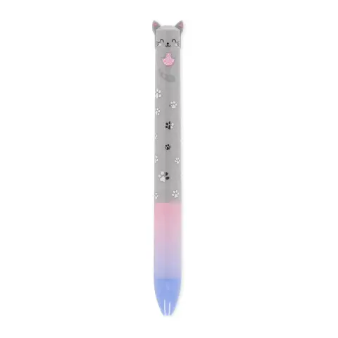 Legami - Penna Click&Clack a Due Colori, Tema Kitty