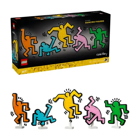 LEGO Art Keith Haring Figure Danzanti 31216 – 1773 Pezzi